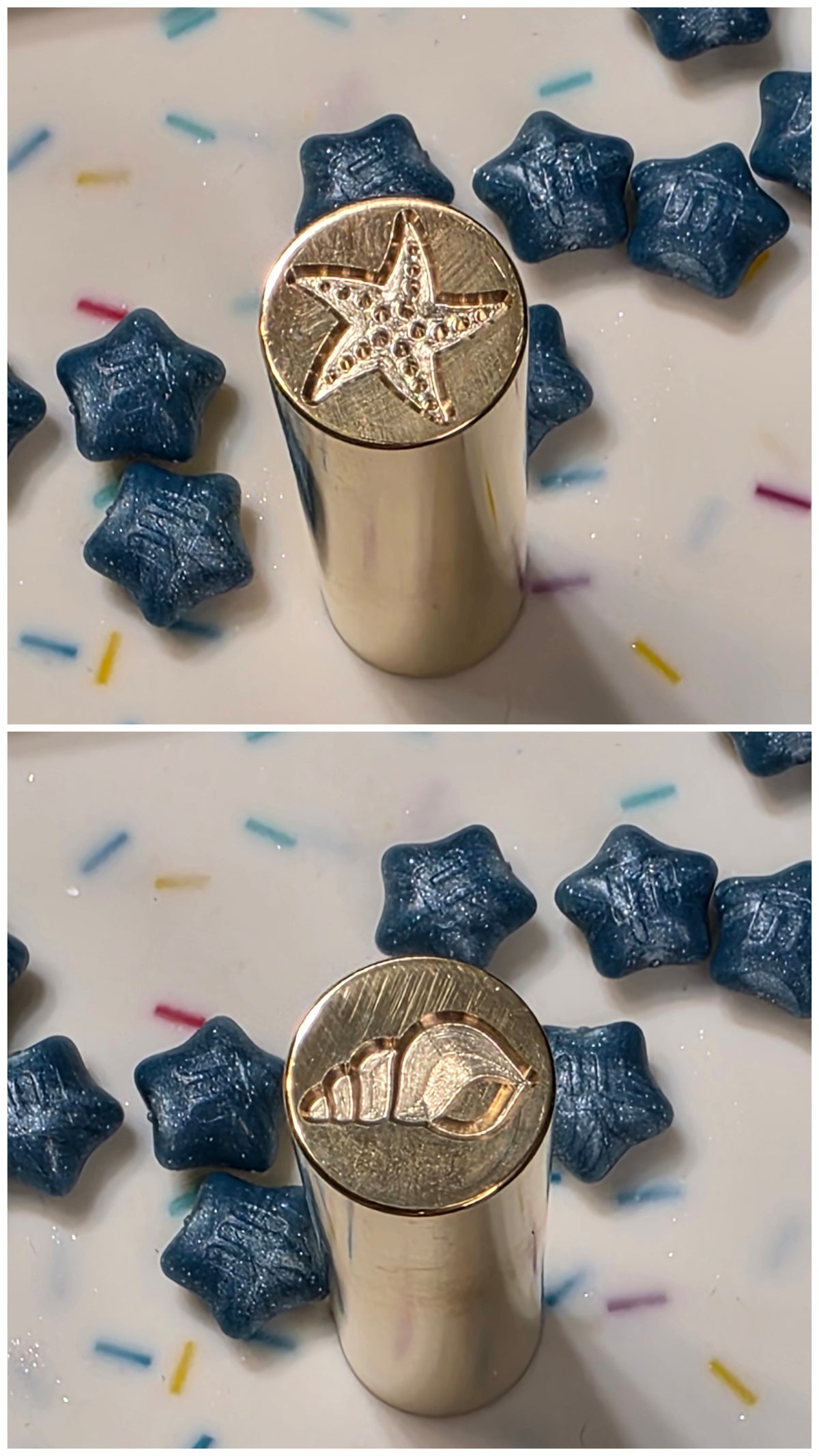 Cylinder Double Sided Wax Seal Stamps