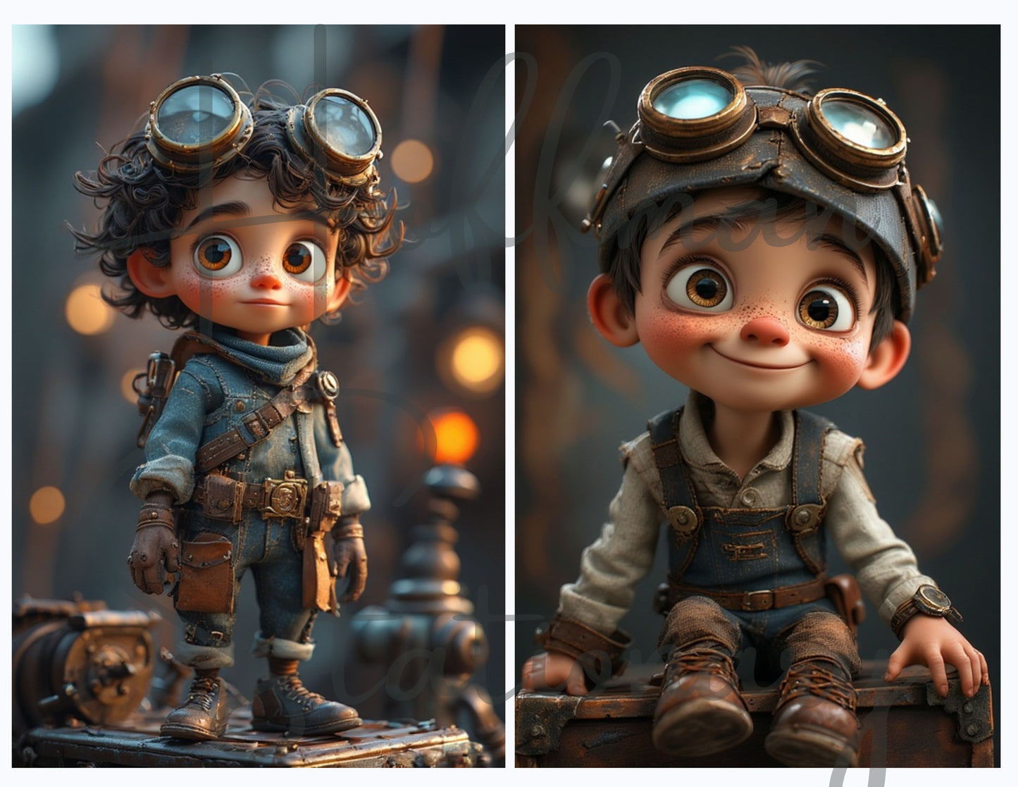 Tinker Town Kids – A Spunky Steampunk Image Collection