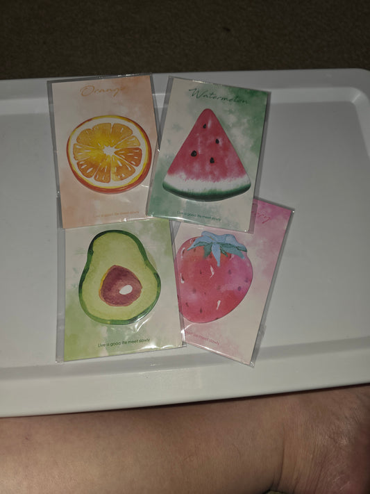 Fruit Notepads