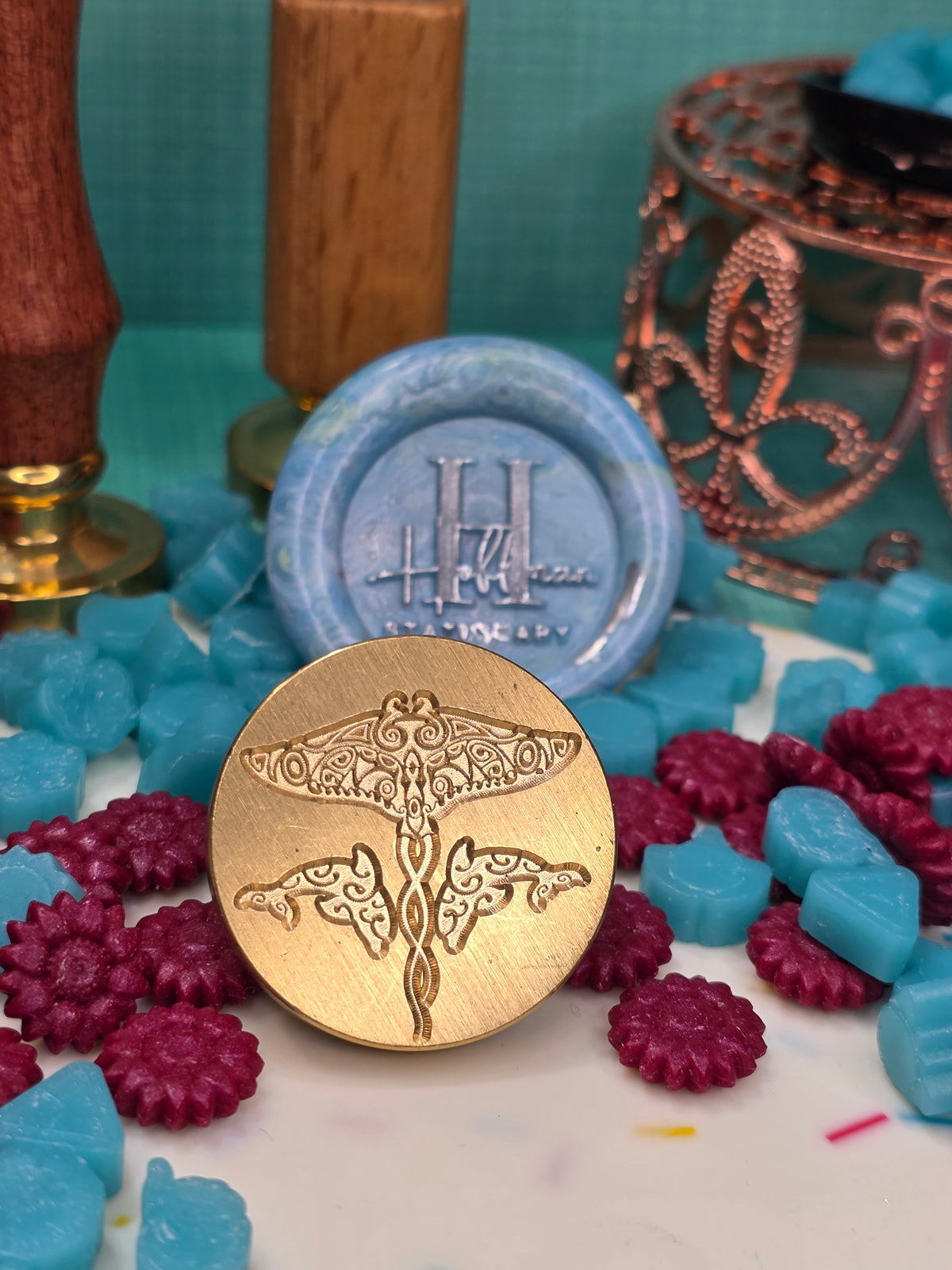 Ocean Wax Seal Stamp