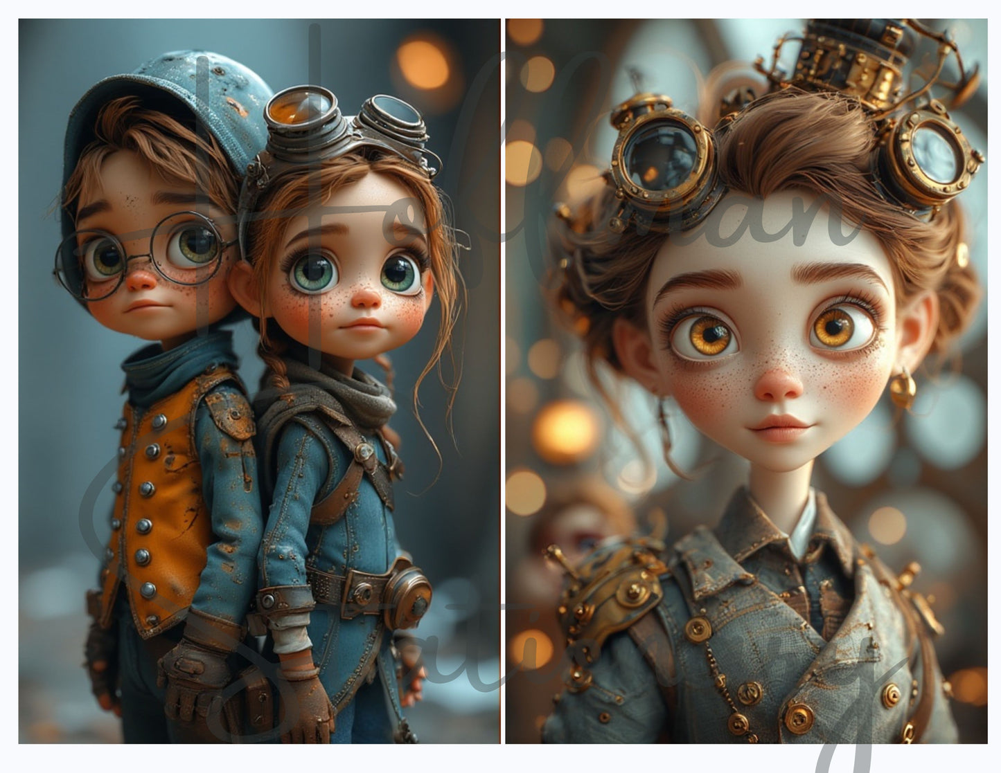 Tinker Town Kids – A Spunky Steampunk Image Collection