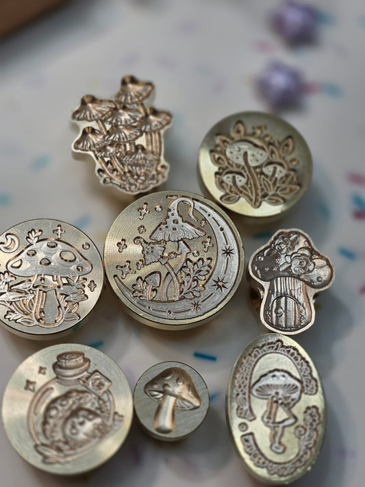 Mushroom Wax Seal Stamps