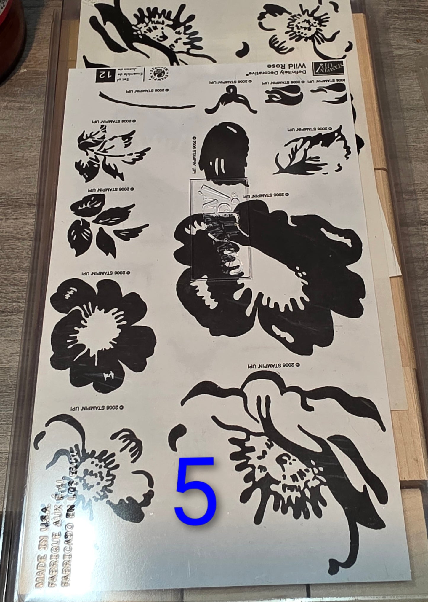 🌸 Flower-Themed Rubber Stamps — Gently Loved &amp; Ready to Bloom