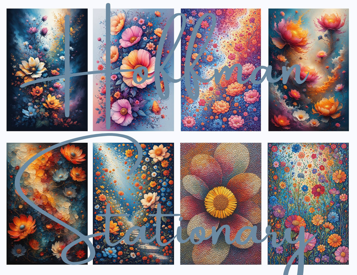 Mosaic Flowers – A Colorful Digital Image Collection