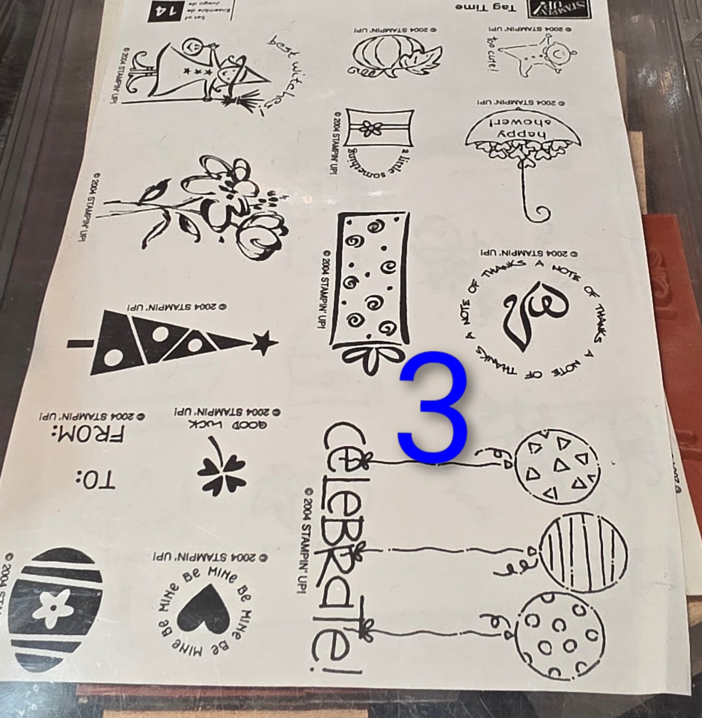 🎉 Seasons, Holidays & Celebrations Rubber Stamps