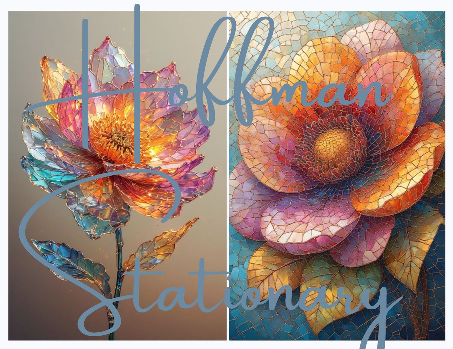 Mosaic Flowers – A Colorful Digital Image Collection