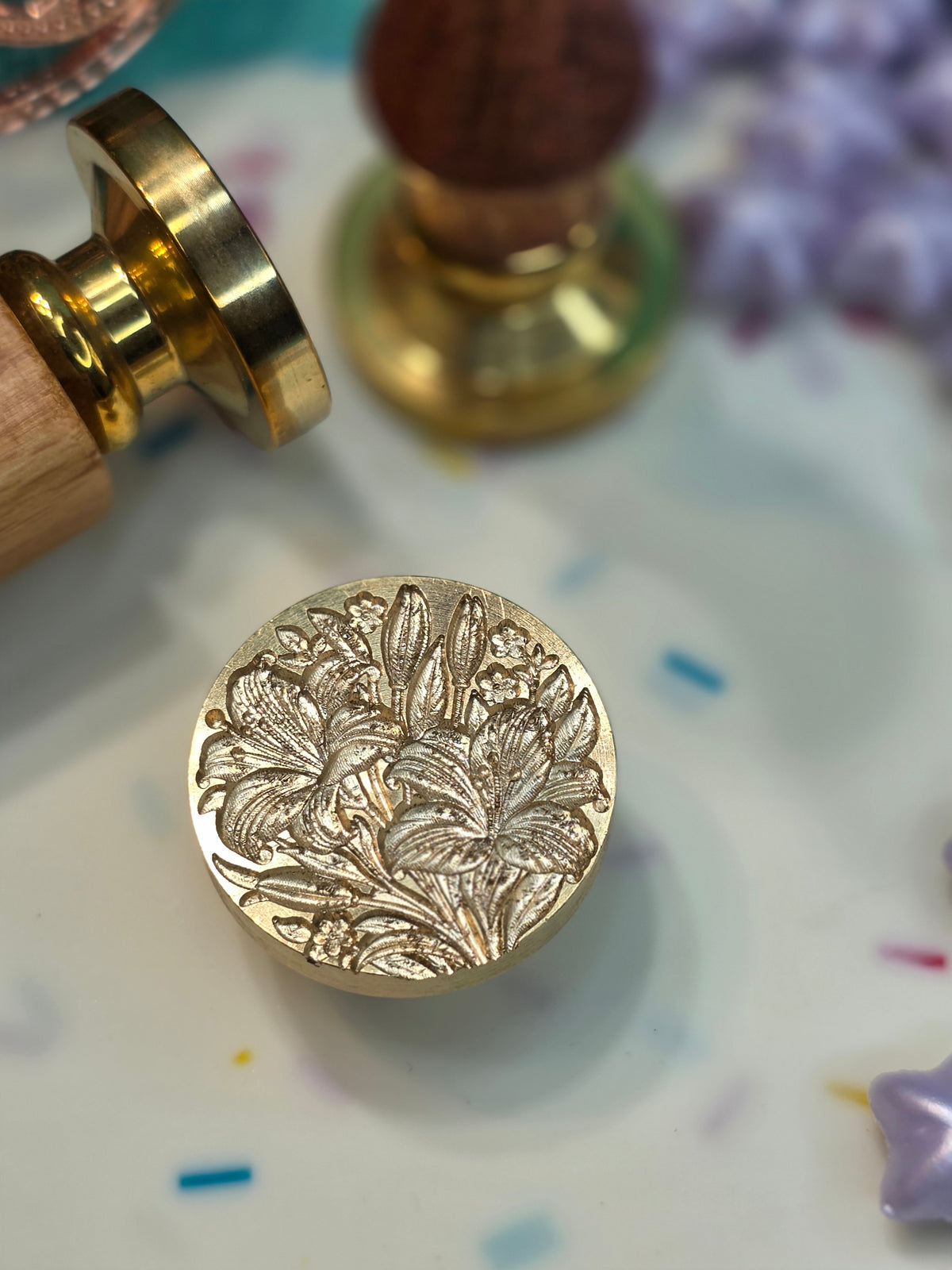 Flower Wax Seal Stamps