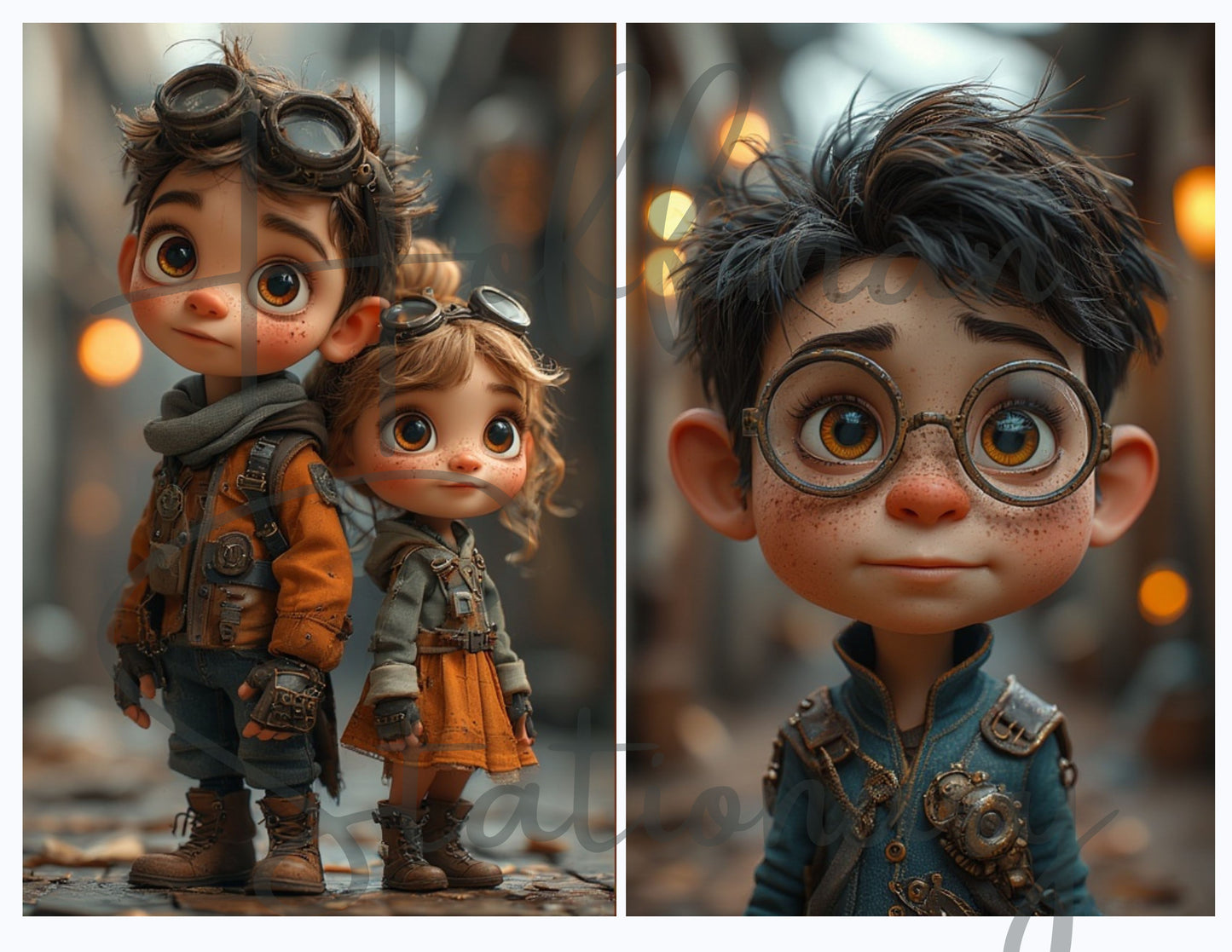 Tinker Town Kids – A Spunky Steampunk Image Collection