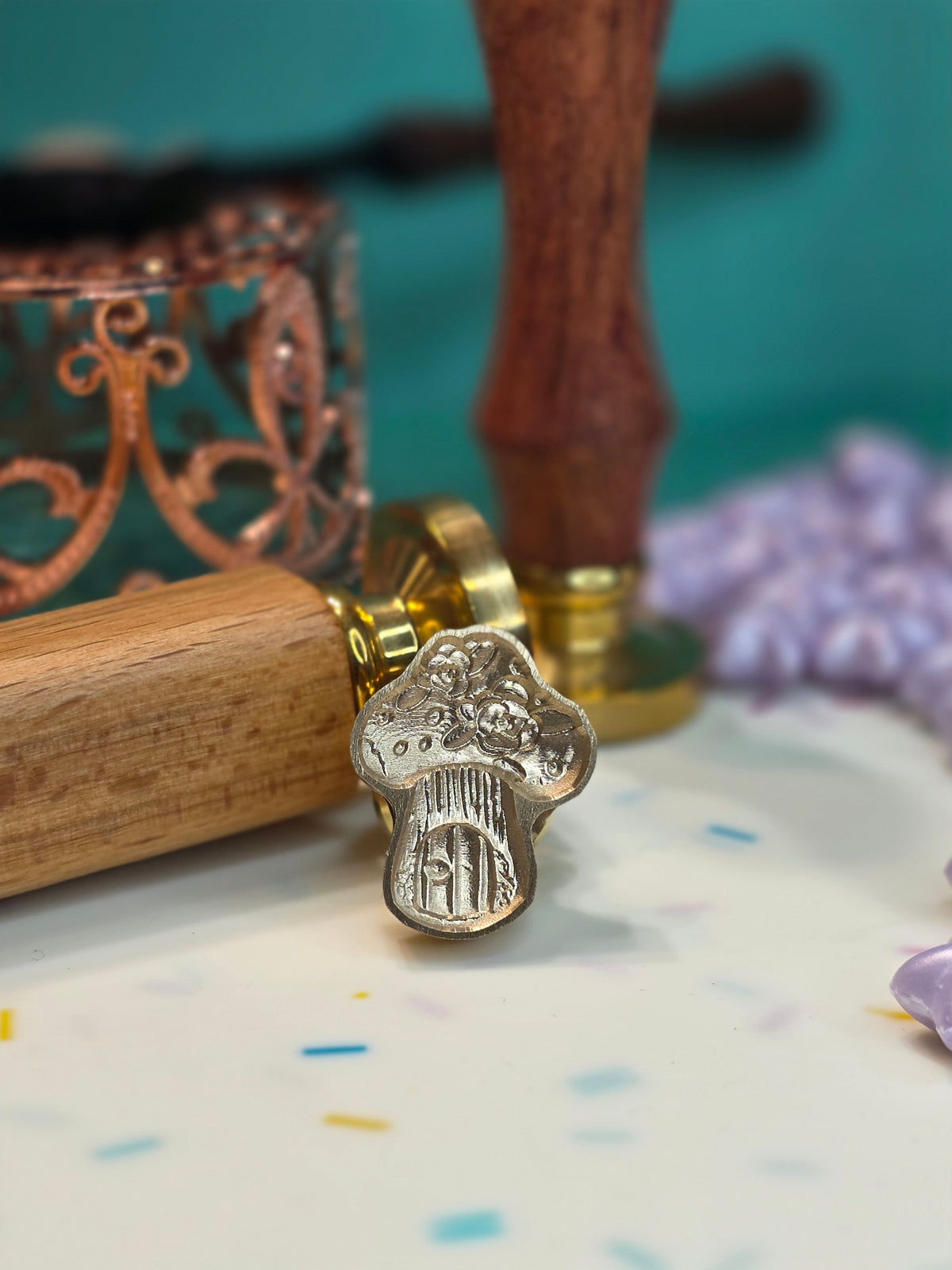 Mushroom Wax Seal Stamps