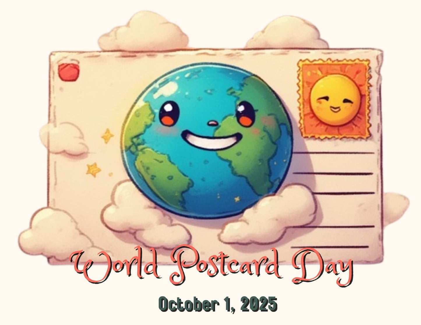 World Postcard Day 2025 free digital images