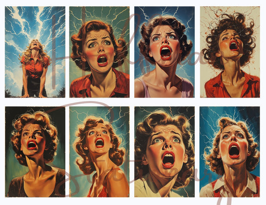 Dames in Danger – A Vintage Pulp Image Collection