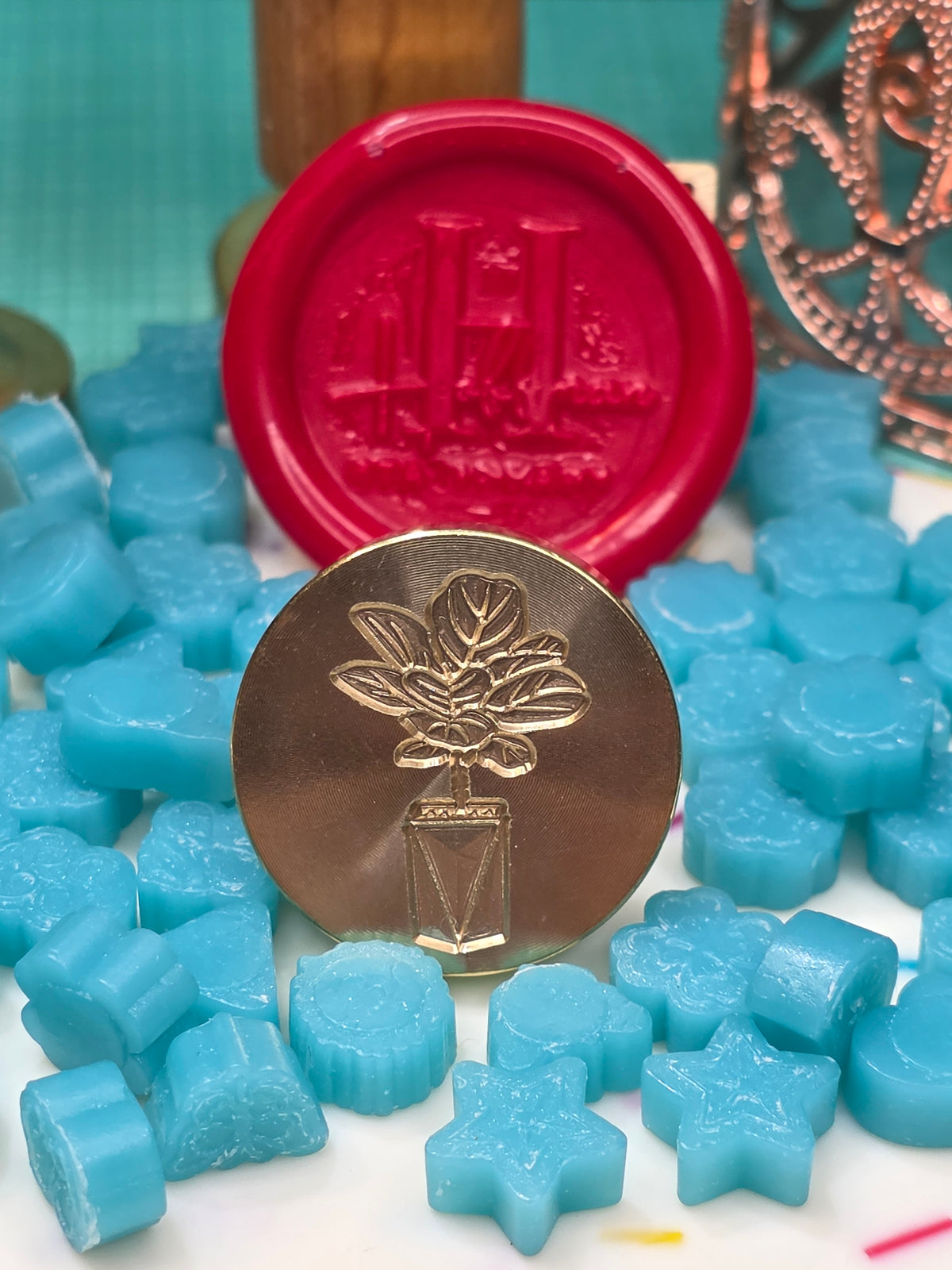 Plant Wax Seal Stamps