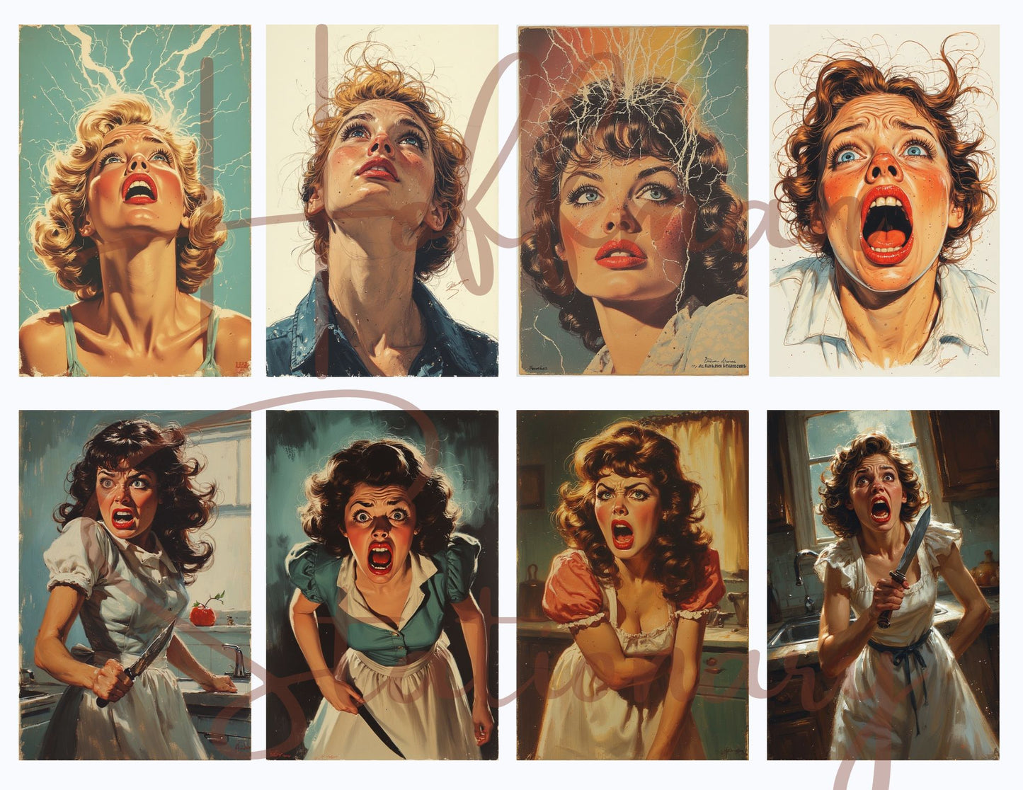 Dames in Danger – A Vintage Pulp Image Collection