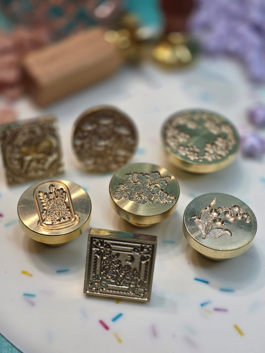 Flower Wax Seal Stamps
