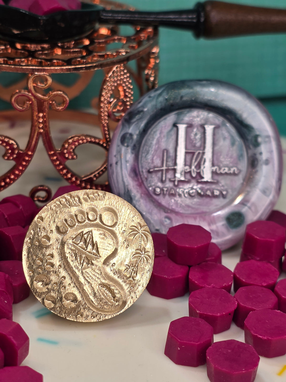Ocean Wax Seal Stamp