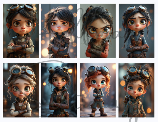 Tinker Town Kids – A Spunky Steampunk Image Collection