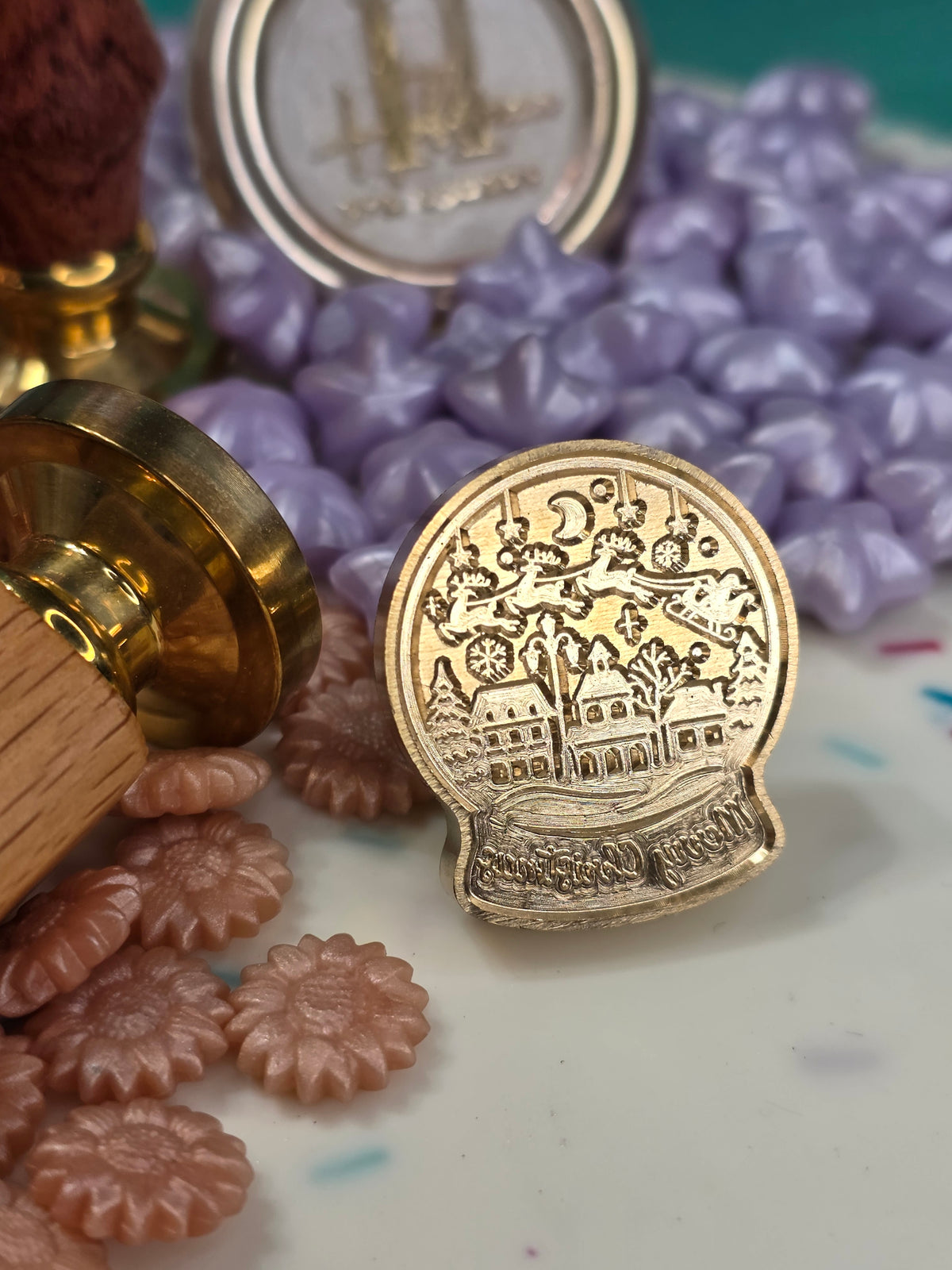Christmas Symbols Wax Seal Stamps