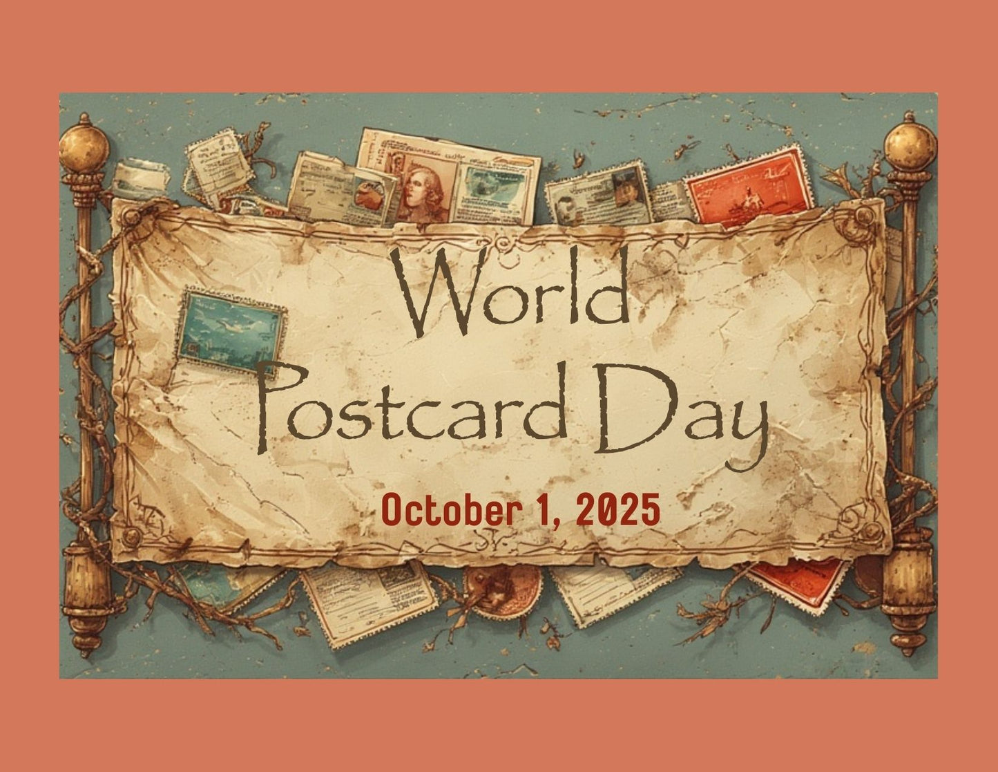 World Postcard Day 2025 free digital images