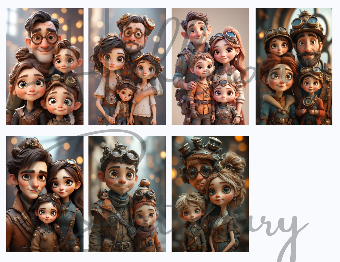 Tinker Town Kids – A Spunky Steampunk Image Collection