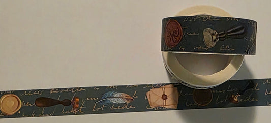 Feather and Seal Washi Tape