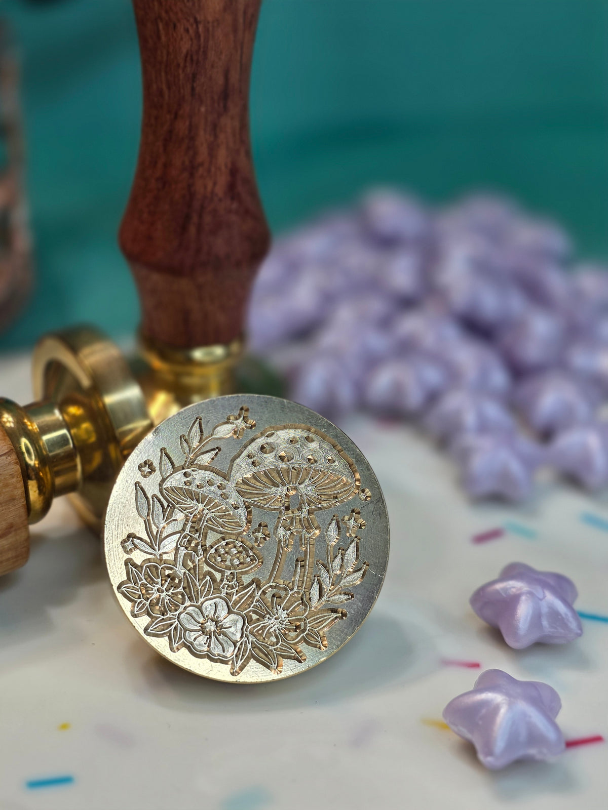 Mushroom Wax Seal Stamps