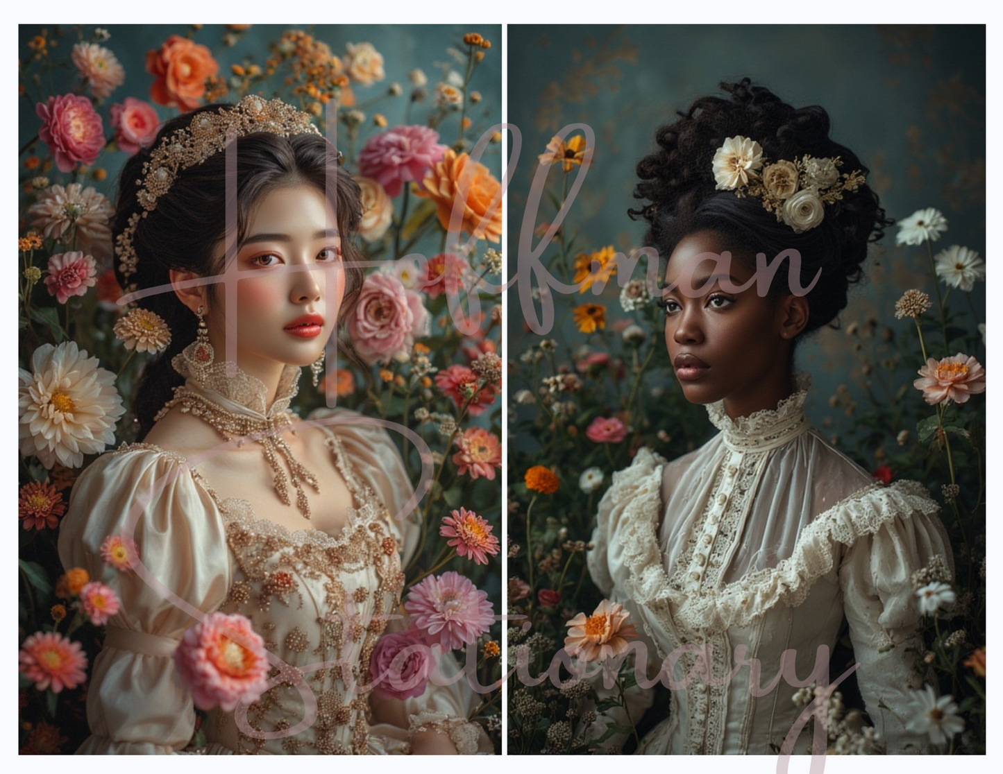 Victorian Elegance in Bloom – A Romantic Digital Image Collection