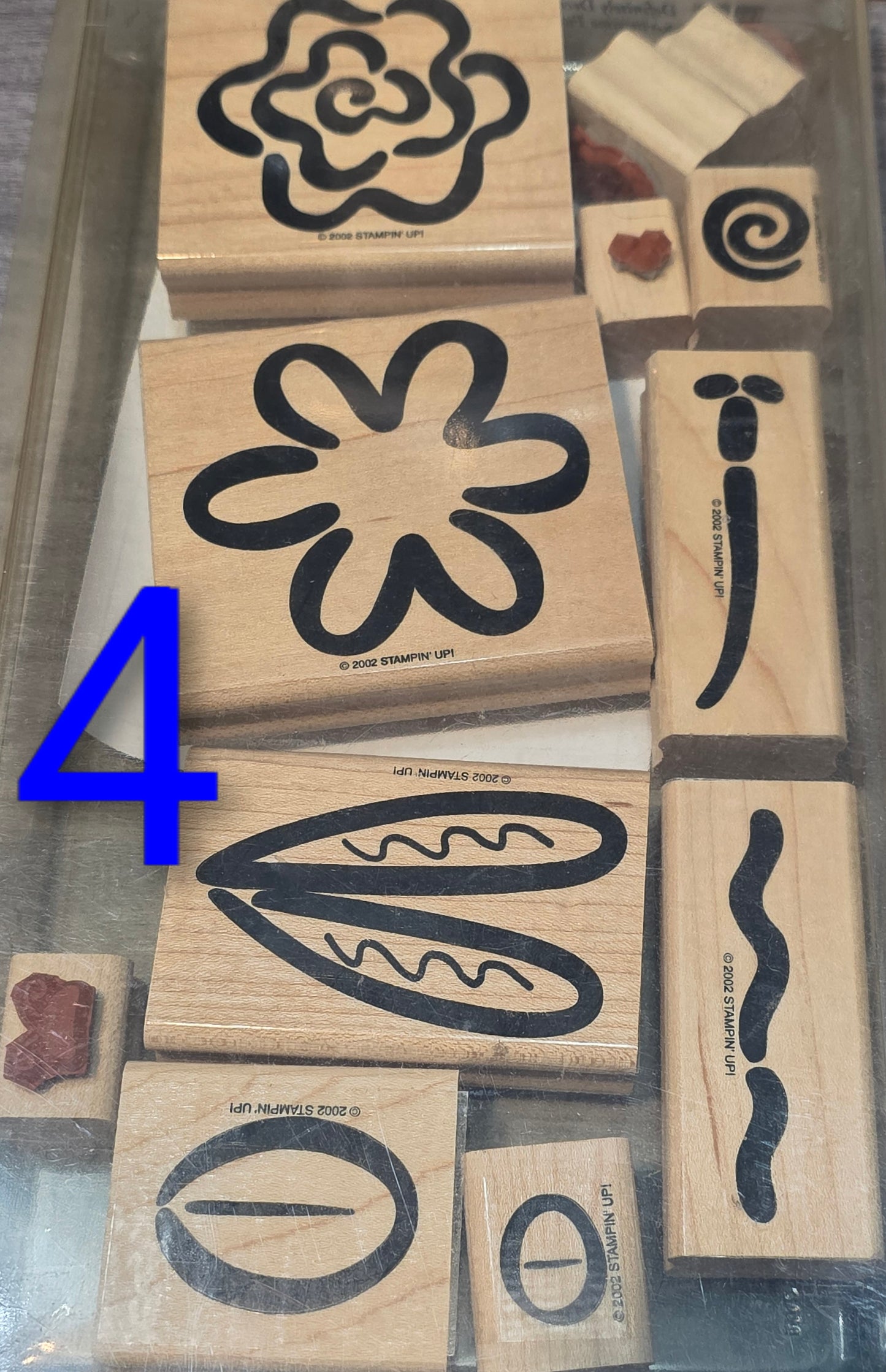 🌸 Flower-Themed Rubber Stamps — Gently Loved &amp; Ready to Bloom