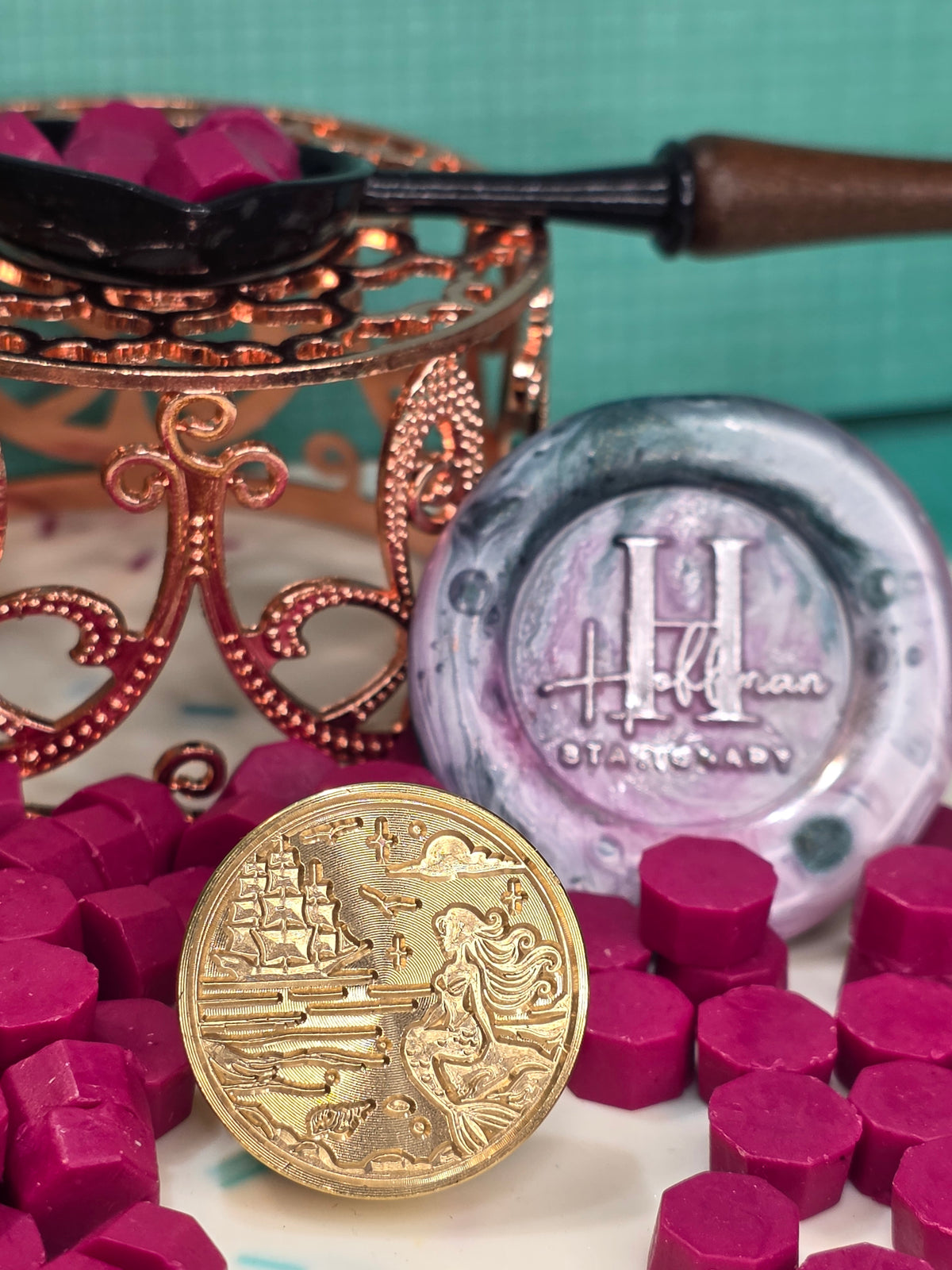 Ocean Wax Seal Stamp