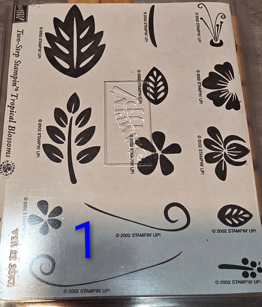 🌸 Flower-Themed Rubber Stamps — Gently Loved &amp; Ready to Bloom