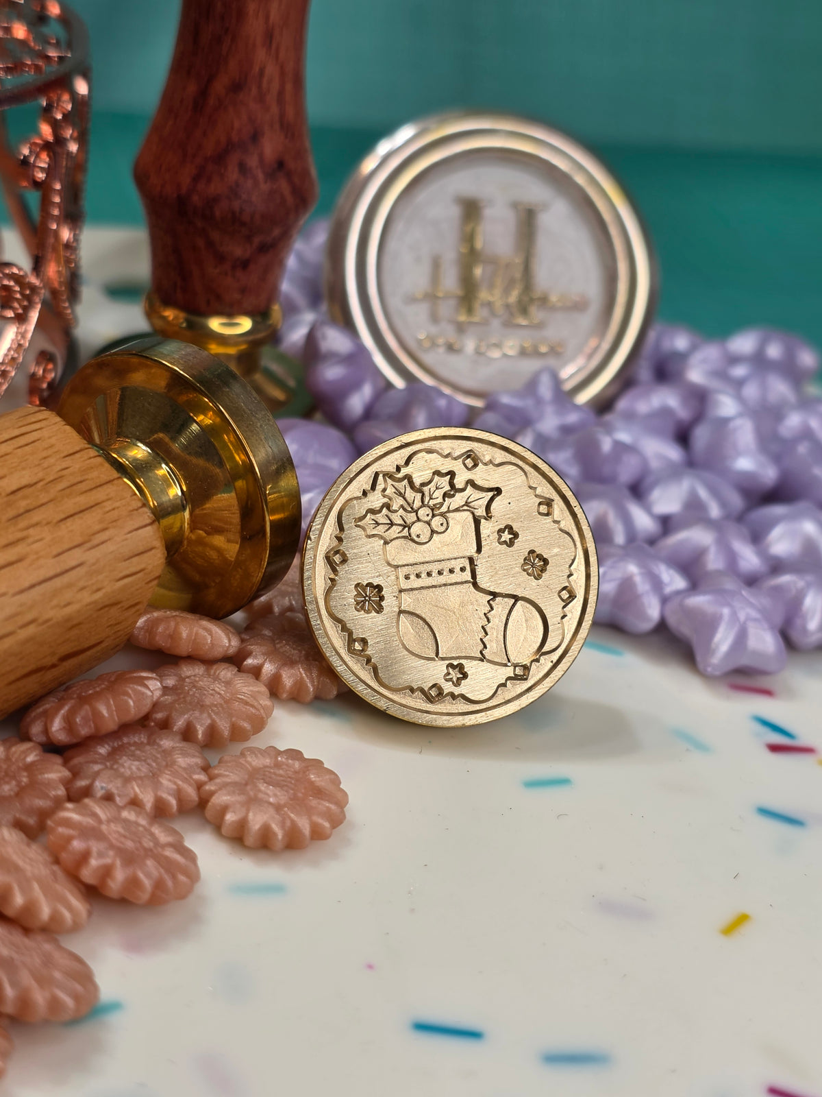 Christmas Symbols Wax Seal Stamps