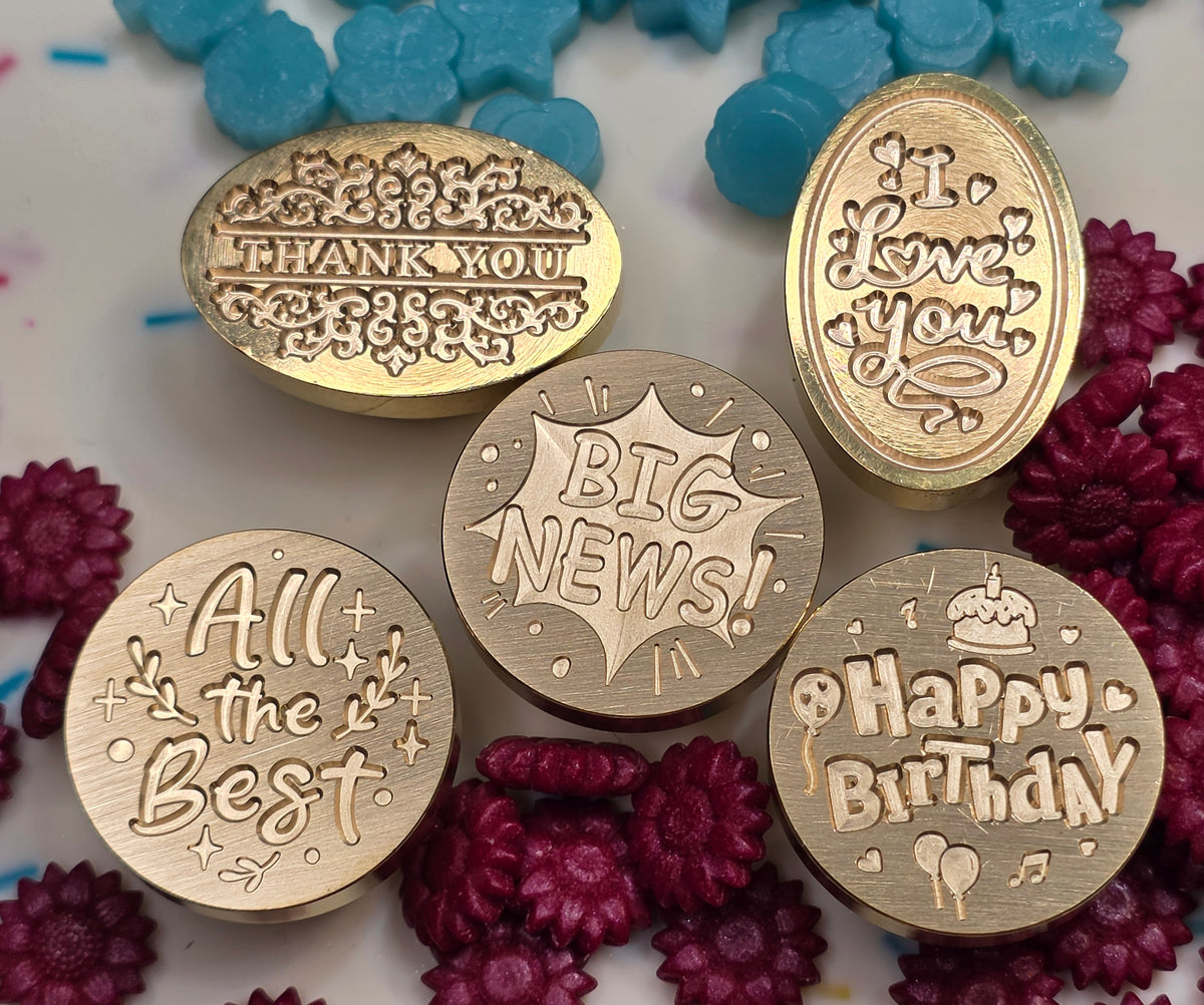 Word Wax Seal Stamps