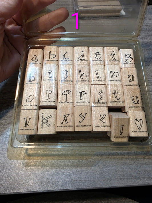 Alphabet Stamp Sets