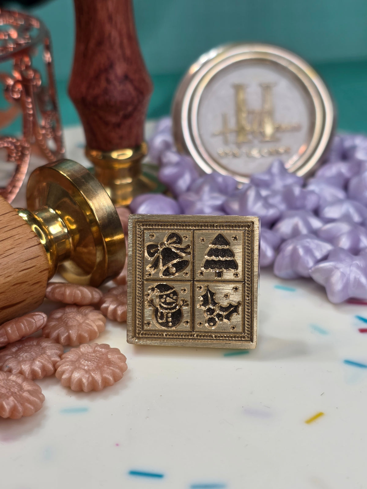 Christmas Symbols Wax Seal Stamps