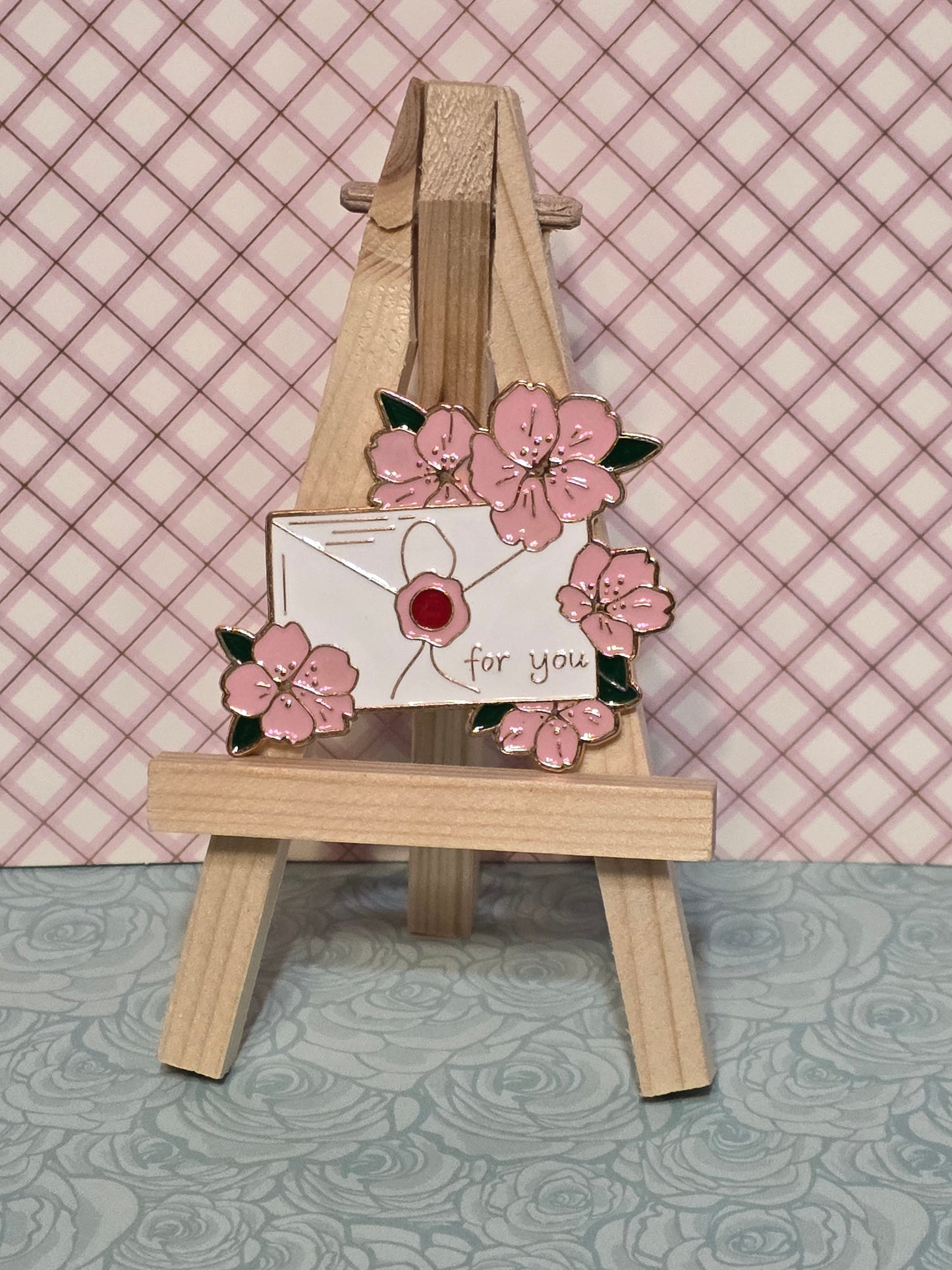 "For you" Blossom Envelope Magnet