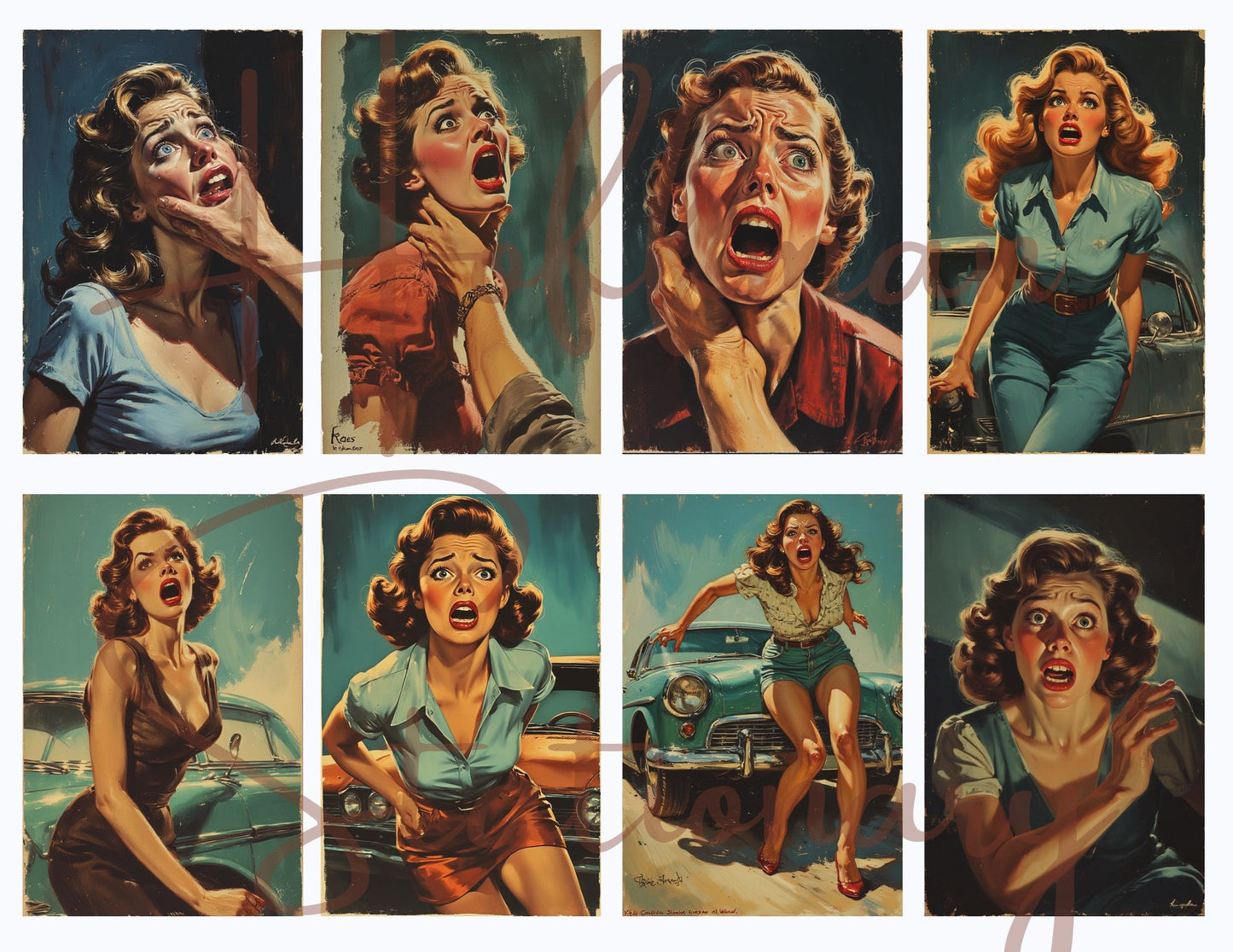 Dames in Danger – A Vintage Pulp Image Collection