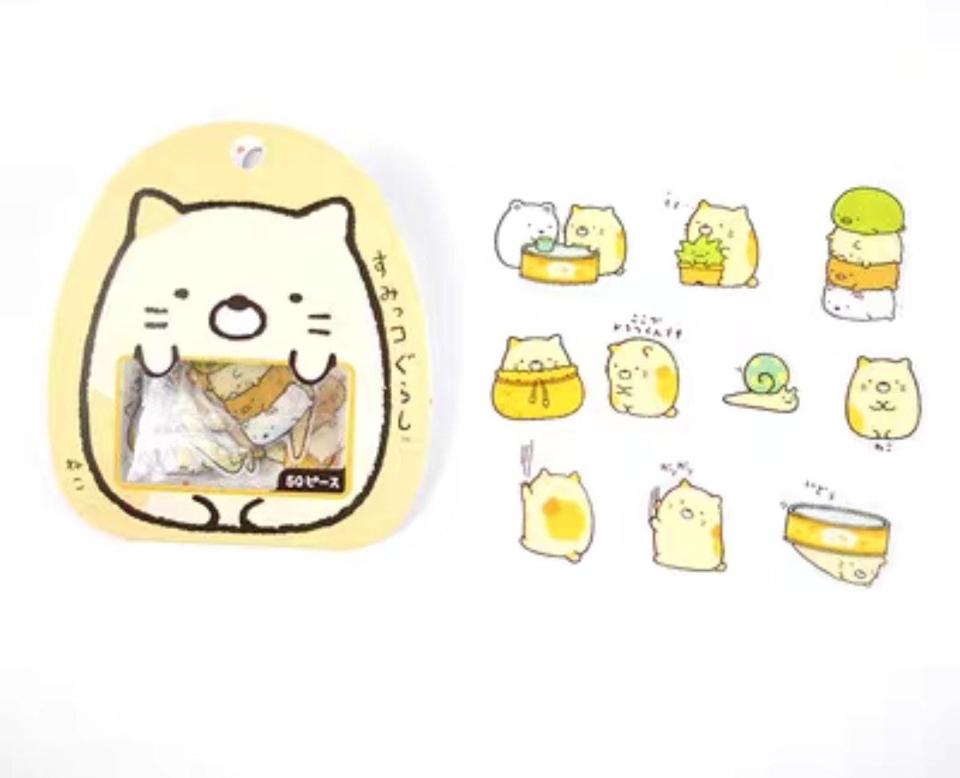 Sumikko Gurashi & Friends Flake Sticker Packs
