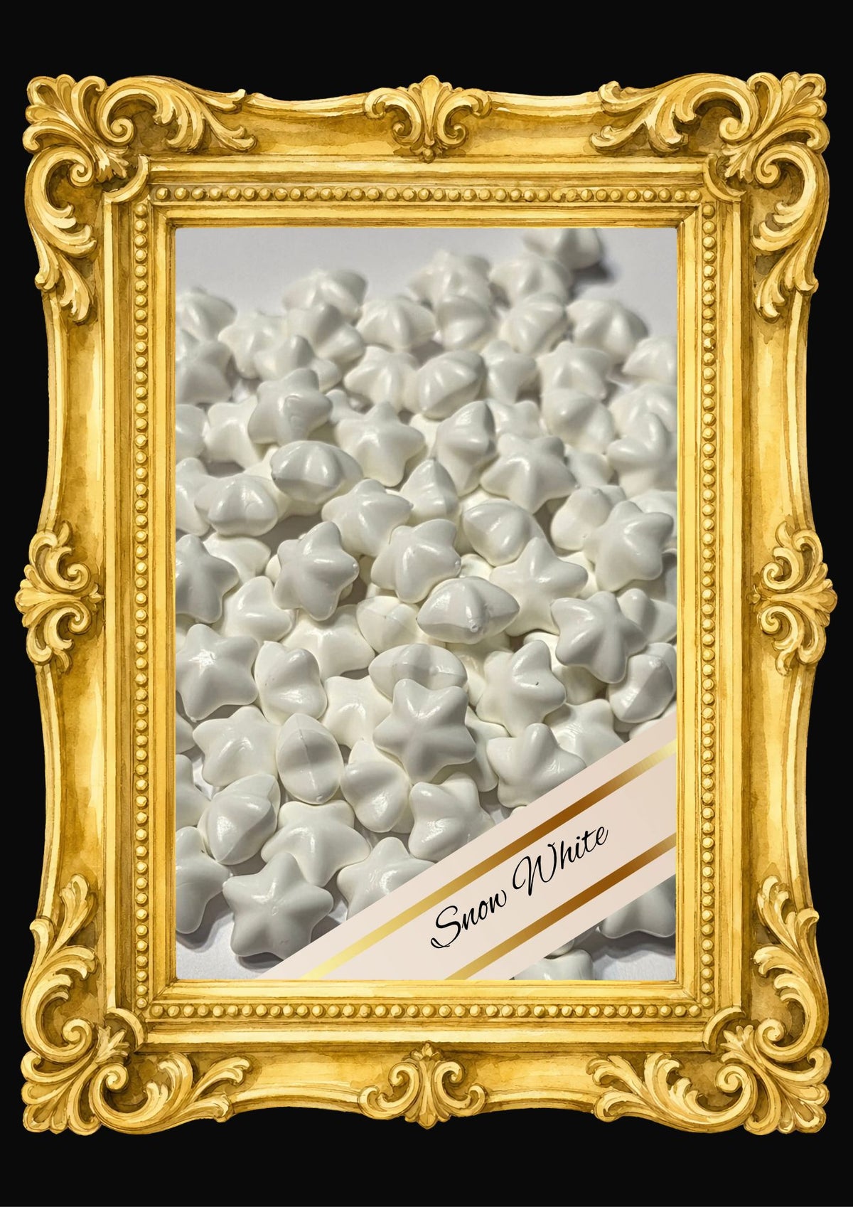 Wax Beads -White/Black